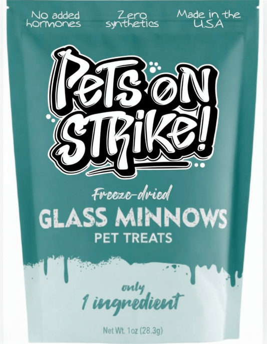 Freeze Dried Glass Minnows - Pets On Strike