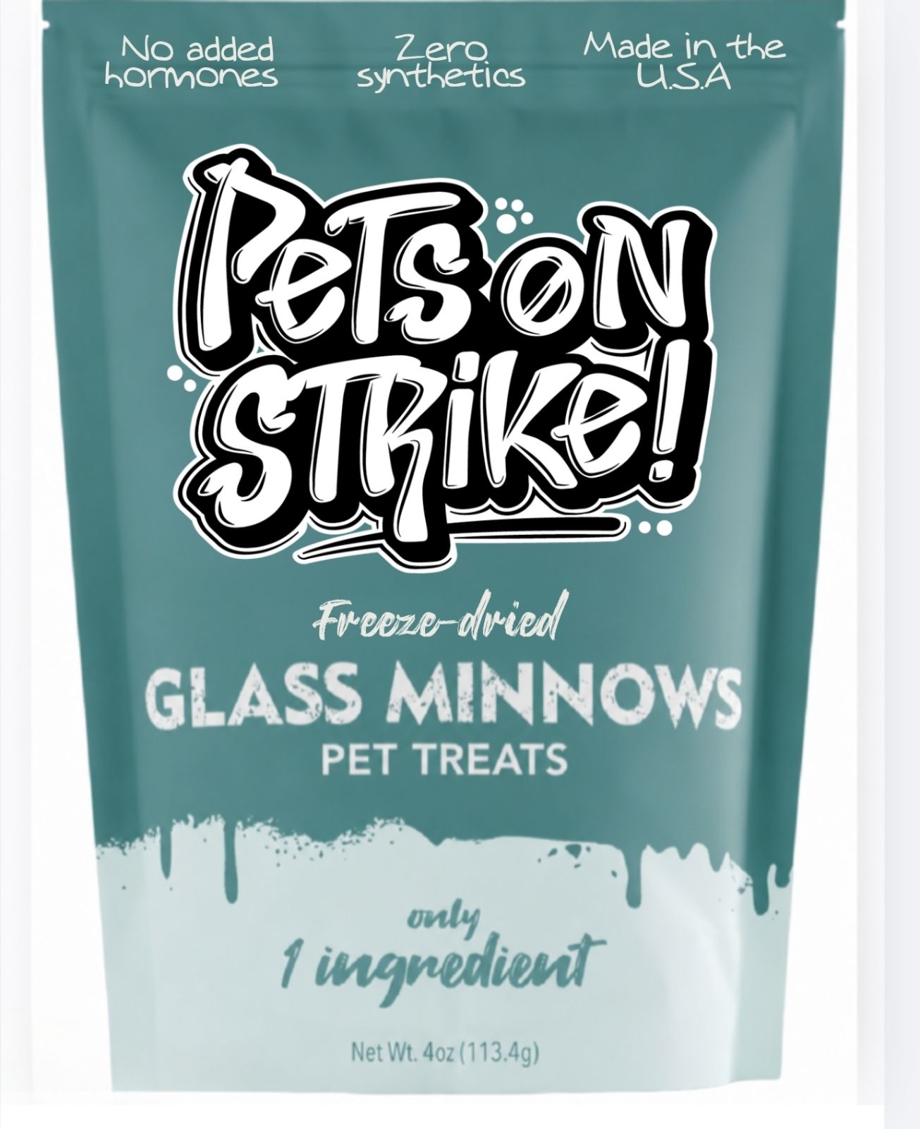 Freeze Dried Glass Minnows - Pets On Strike