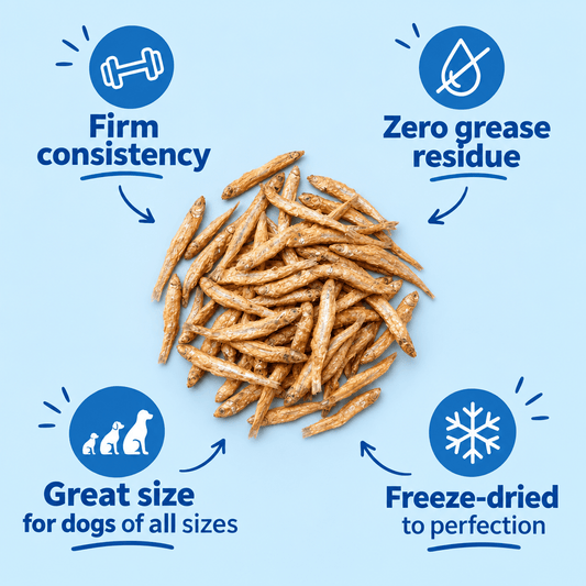 Freeze Dried Glass Minnows - Pets On Strike