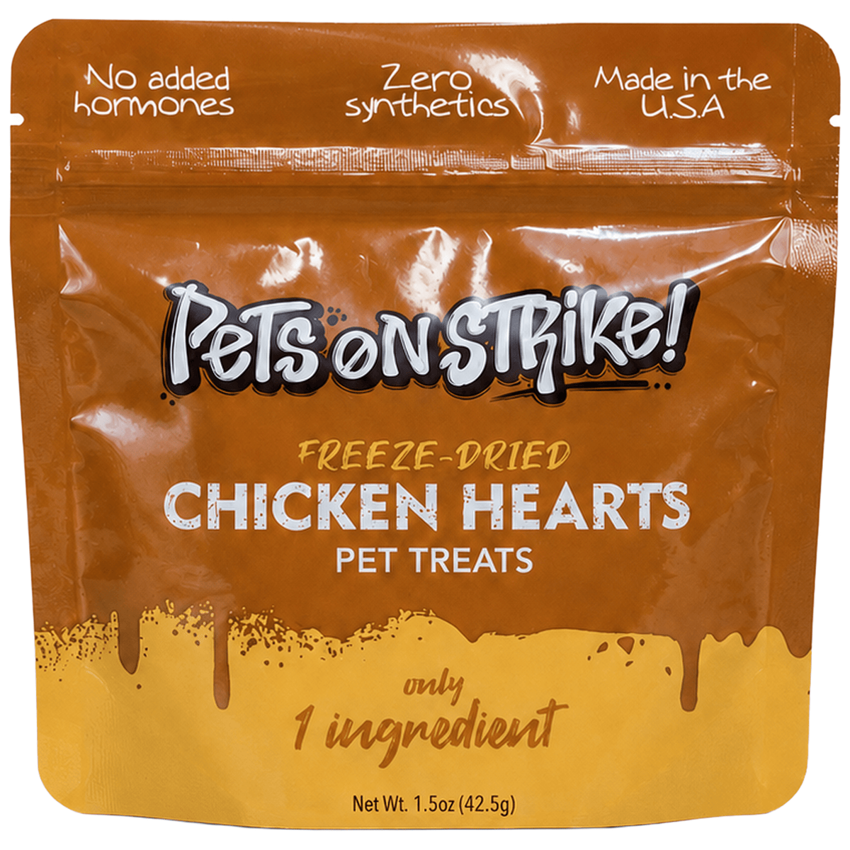 Freeze Dried Raw Chicken Hearts - Pets On Strike