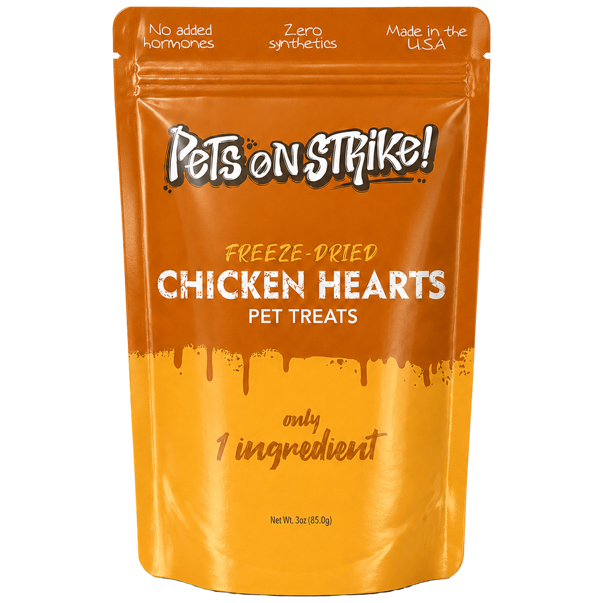 Freeze Dried Raw Chicken Hearts - Pets On Strike