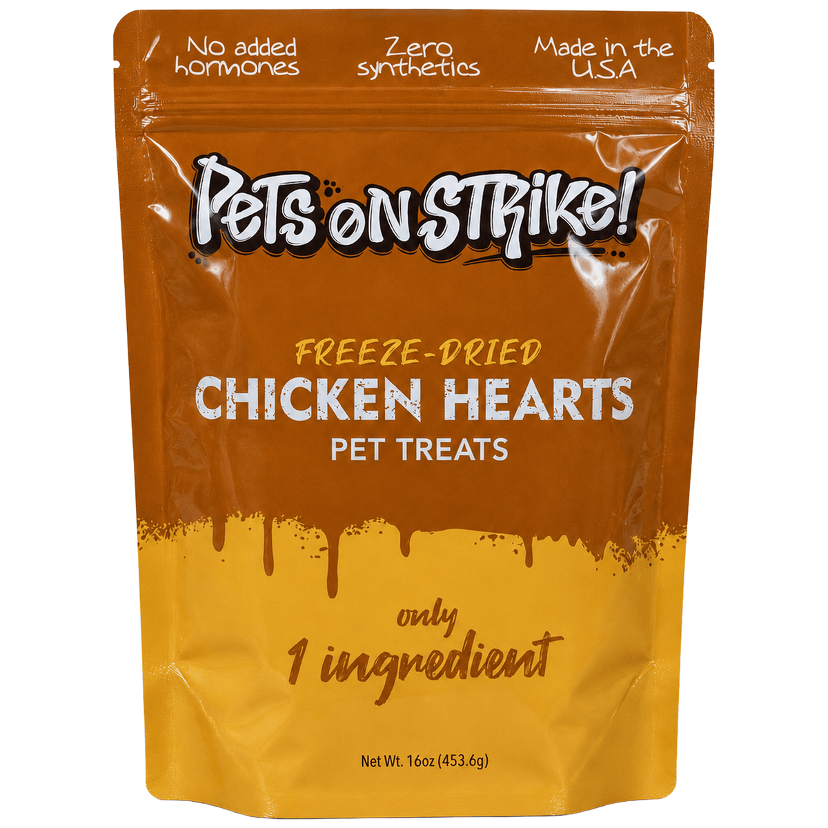 Freeze Dried Raw Chicken Hearts - Pets On Strike