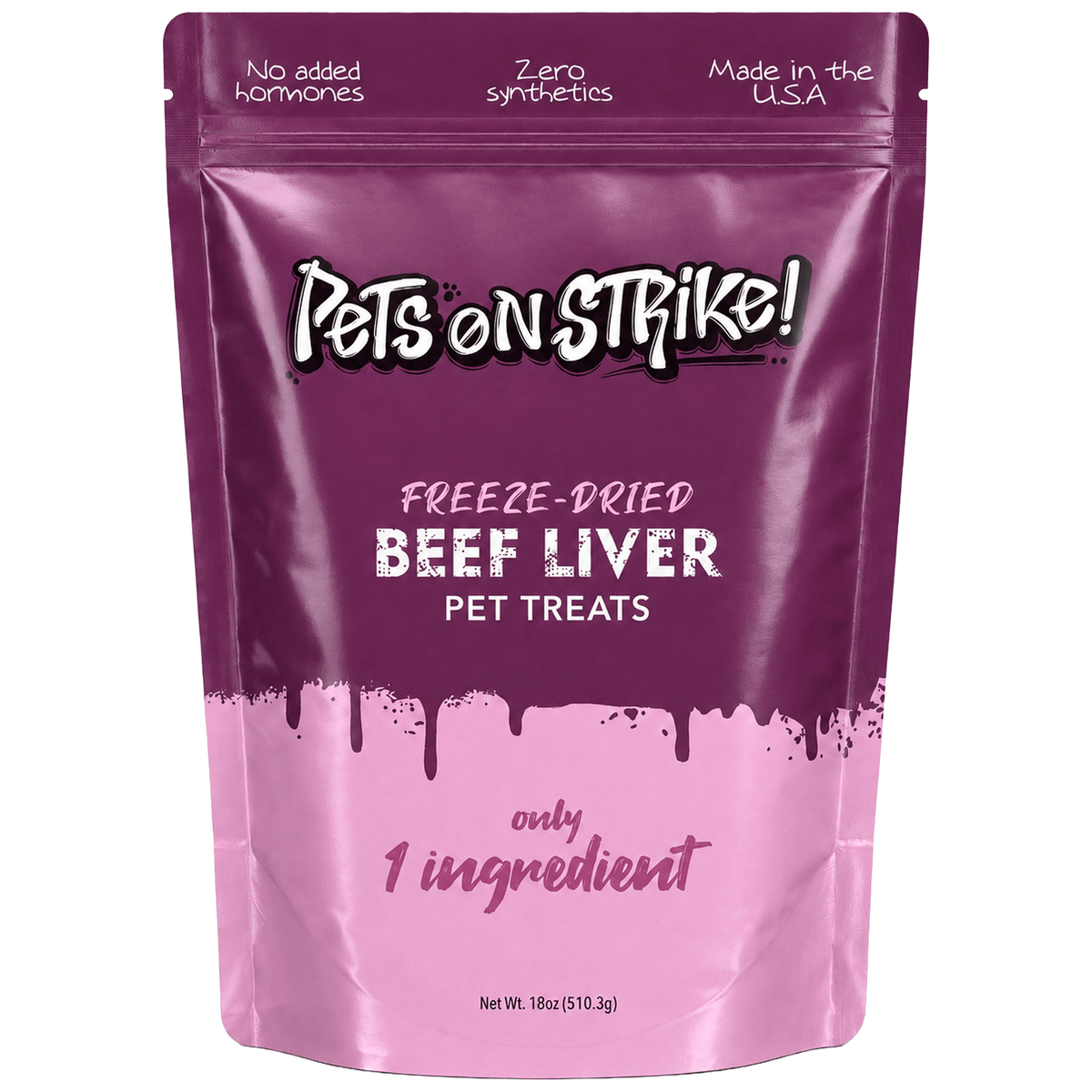 Freeze Dried Raw Beef Liver - Pets On Strike