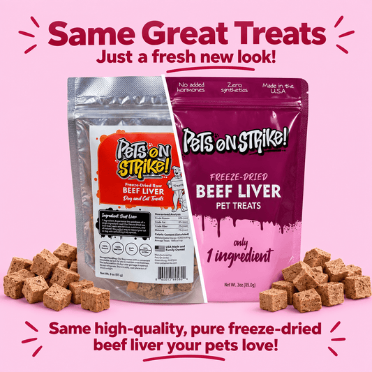 Freeze Dried Raw Beef Liver - Pets On Strike