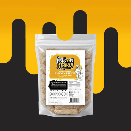 Freeze Dried Raw Chicken Breast - Pets On Strike