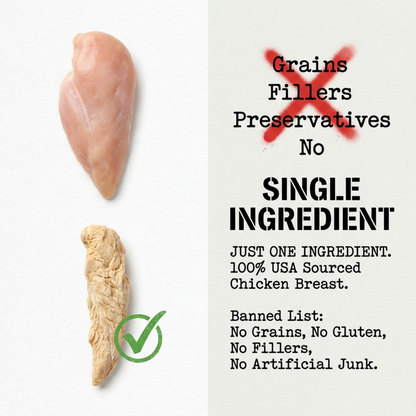 Freeze Dried Raw Chicken Breast