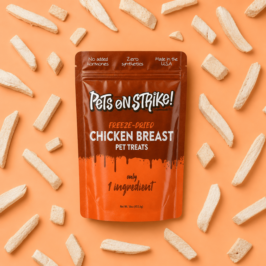 Freeze Dried Raw Chicken Breast - Pets On Strike