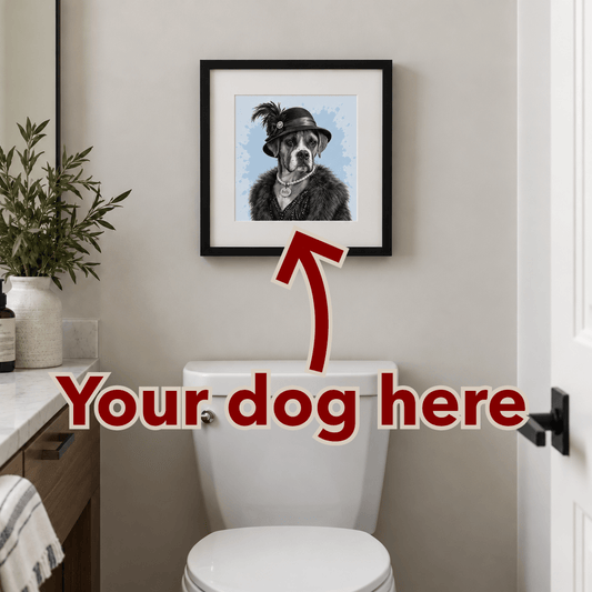 8x8" Rebel Portrait Print - Pets On Strike