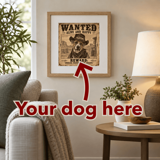 8x8" Rebel Portrait Print - Pets On Strike