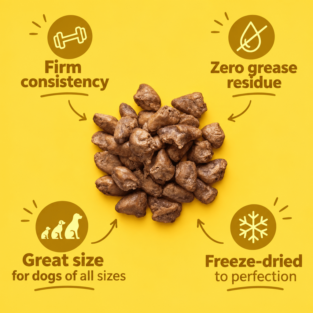 Freeze Dried Raw Chicken Hearts - Pets On Strike