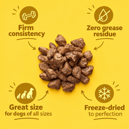 Freeze Dried Raw Chicken Hearts - Pets On Strike