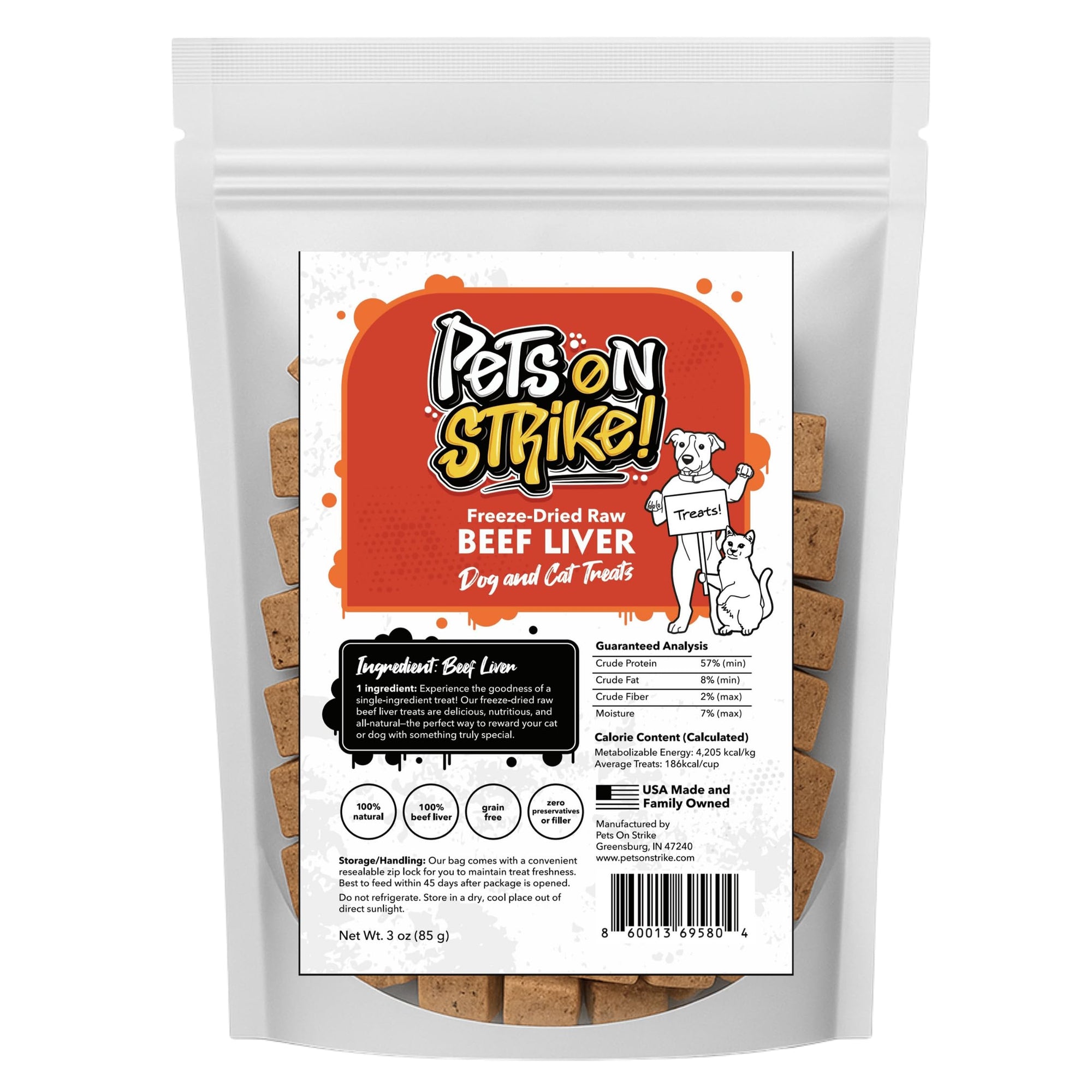 Freeze Dried Raw Beef Liver