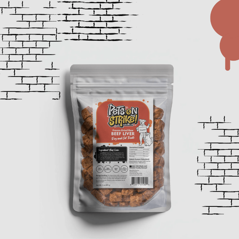 Freeze Dried Raw Beef Liver - Pets On Strike