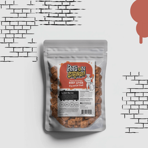Freeze Dried Raw Beef Liver - Pets On Strike