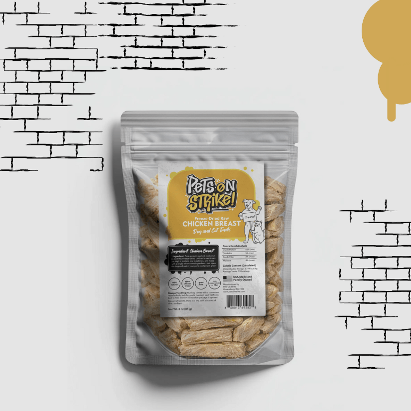 Freeze Dried Raw Chicken Breast - Pets On Strike