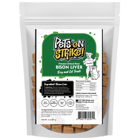 Freeze Dried Raw Bison Liver